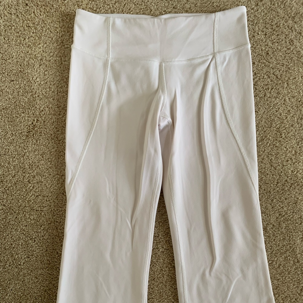 Lululemon White Yoga Pants